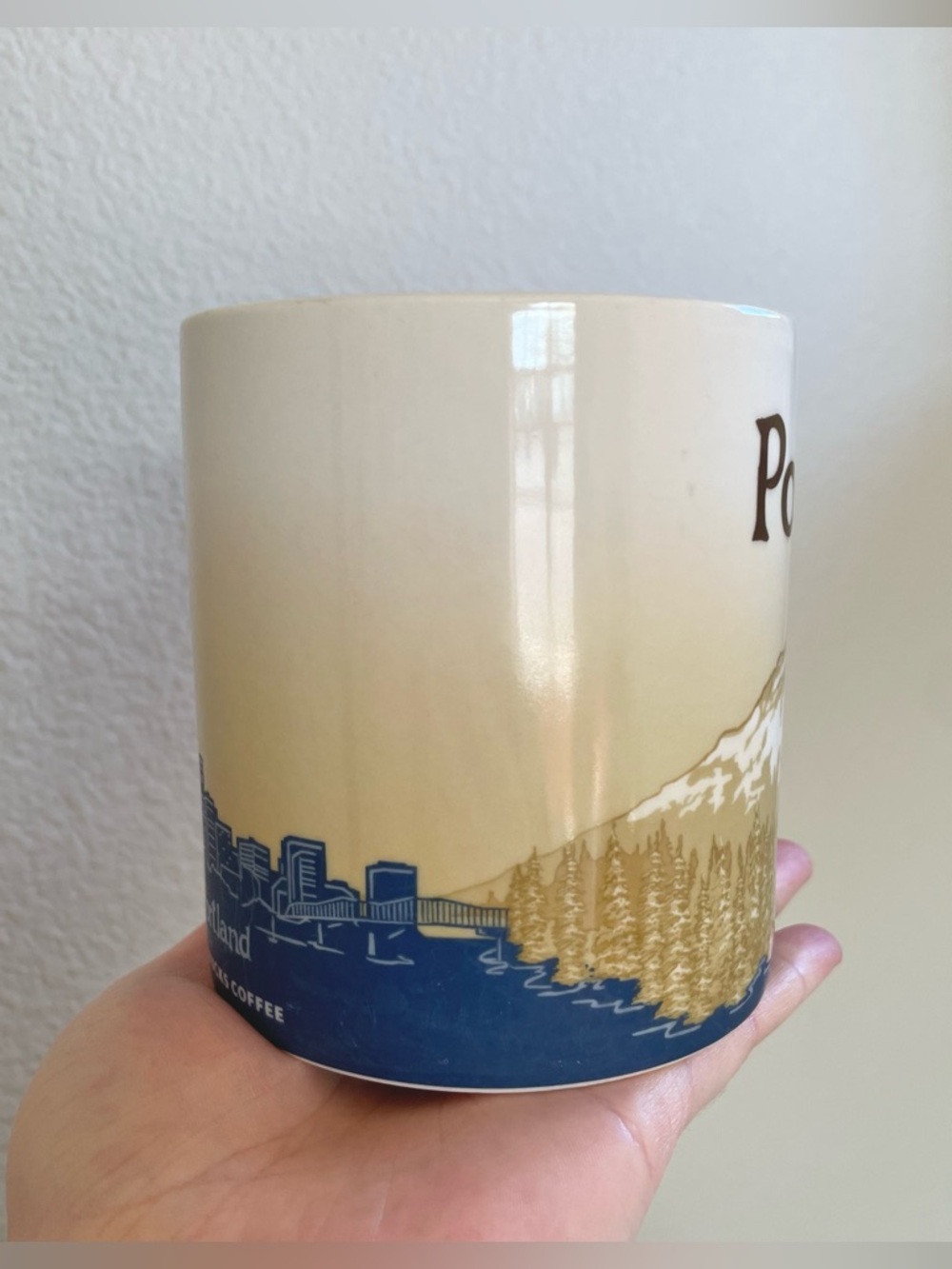Starbucks Portland Mount Hood Scenic Ceramic Mug Collectors Series 16 oz Global - Picture 6 of 8